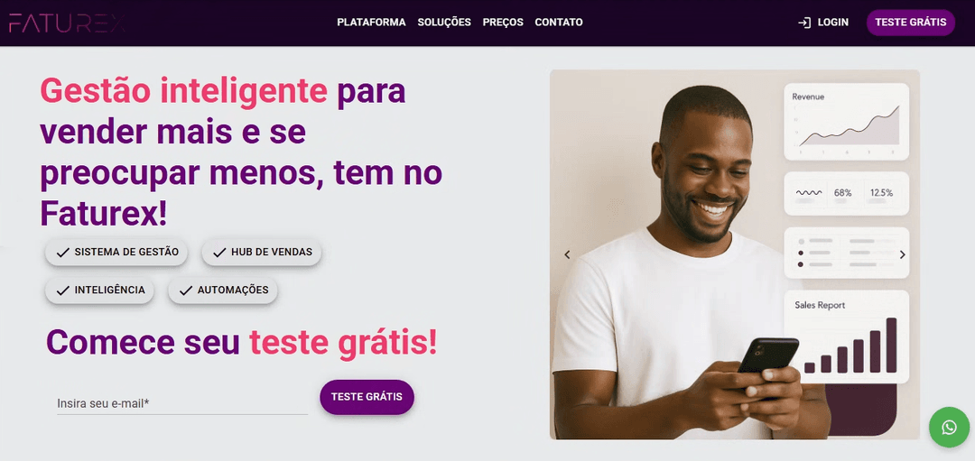 Descrição do projeto Faturex