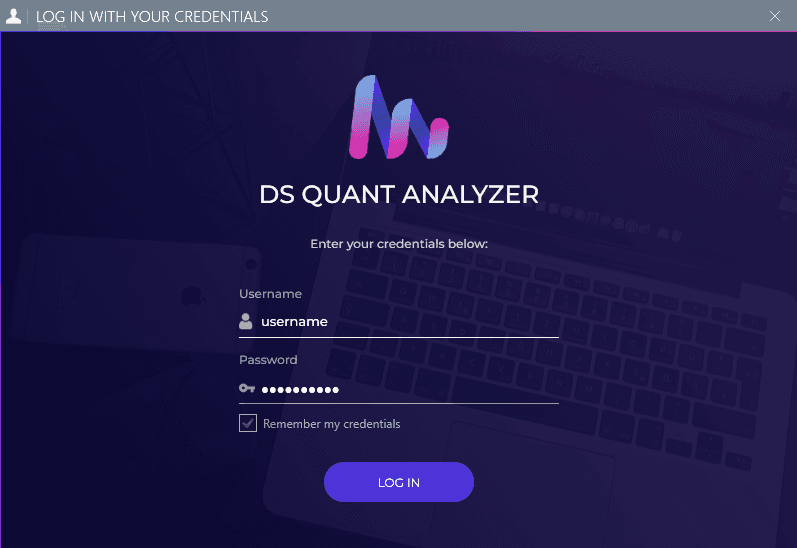 Descrição do projeto DS Quant Analyzer
